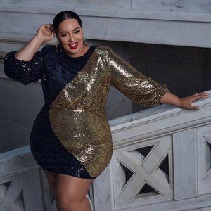 Sequin Dress PLUS SIZE